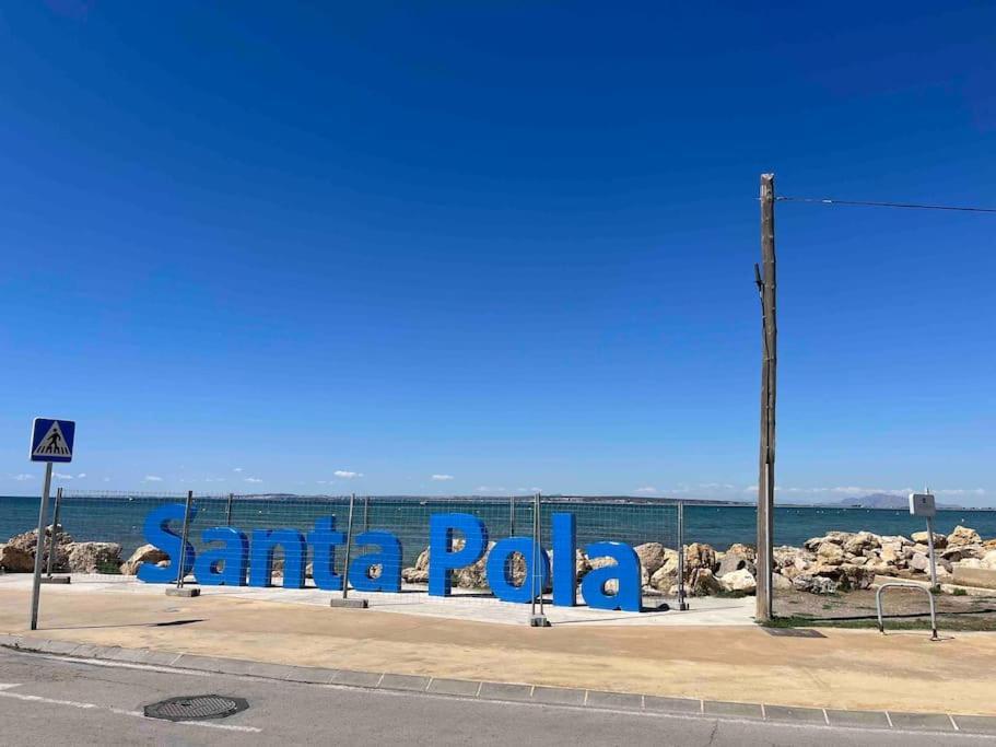 Apartamento Con Preciosas Vistas A Pie De Playa Santa Pola Buitenkant foto